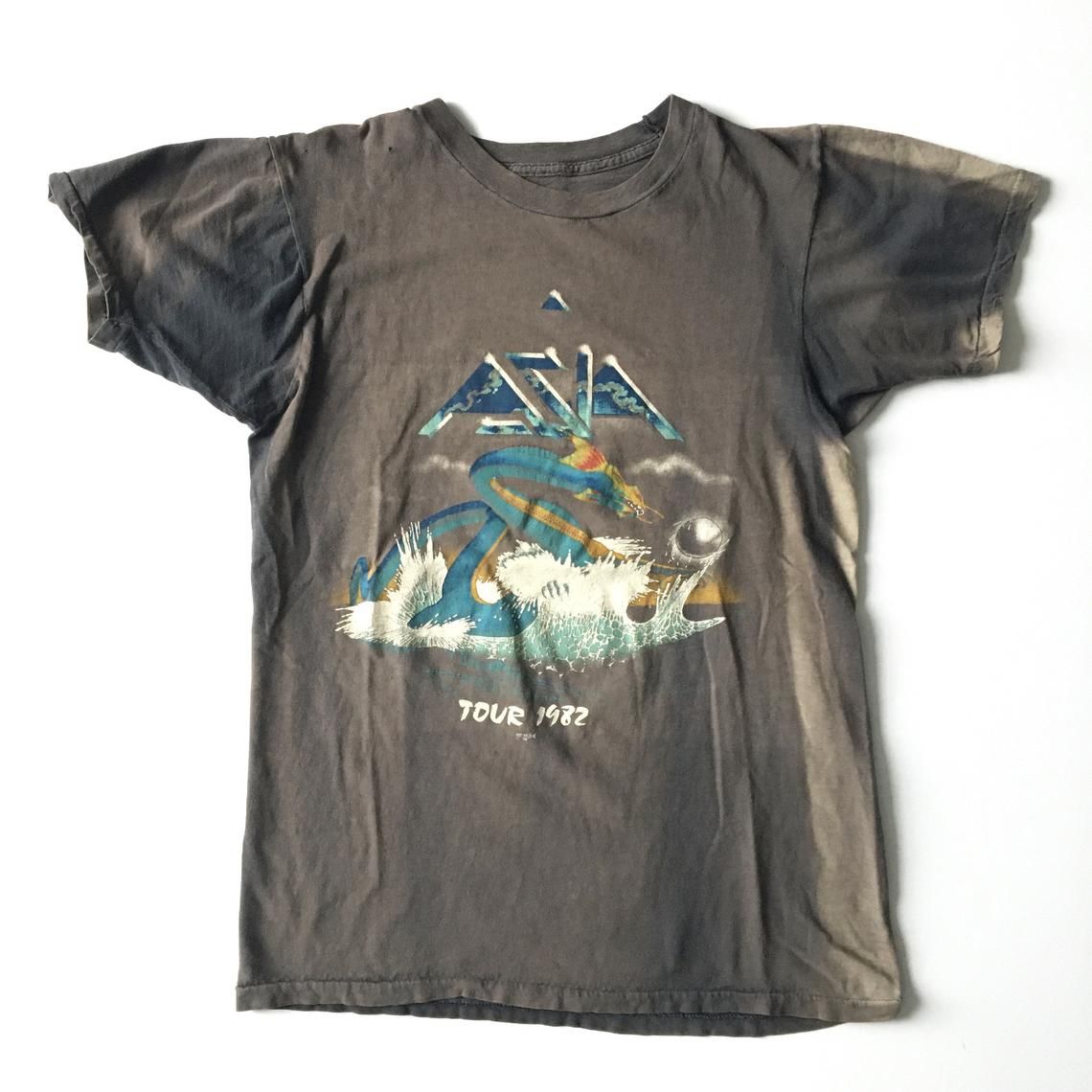 Vintage 80s Asia Dragon 1982 Tour shirt