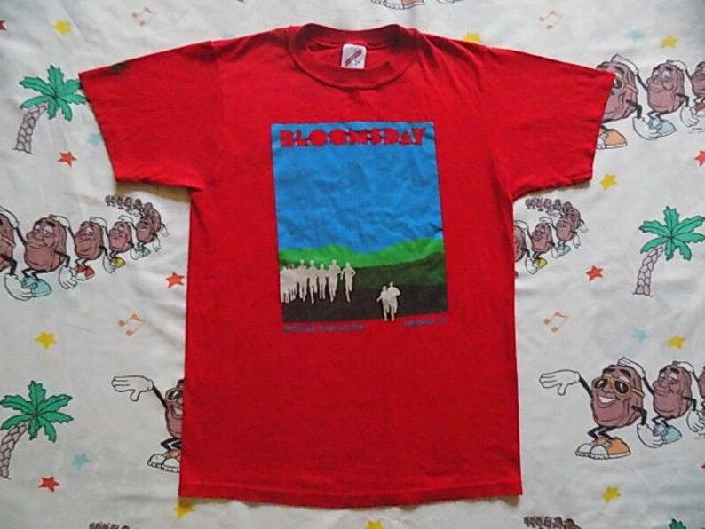 Vintage 80S Bloomsday Spokane Washington Marathon T Shirt Size Small 1988 Nike Running Jogging