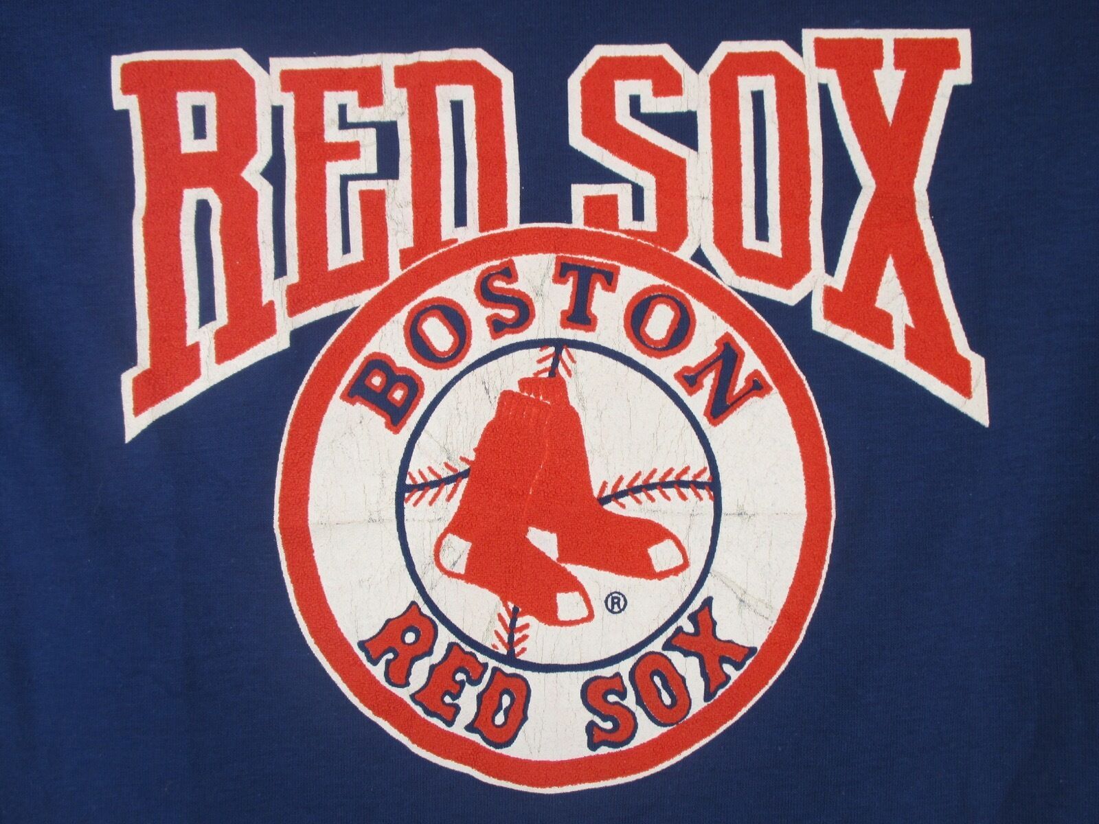 Vintage 80S Boston Red Sox Shirt Small Baseball Mlb Massachusetts Thin Nos Nwt