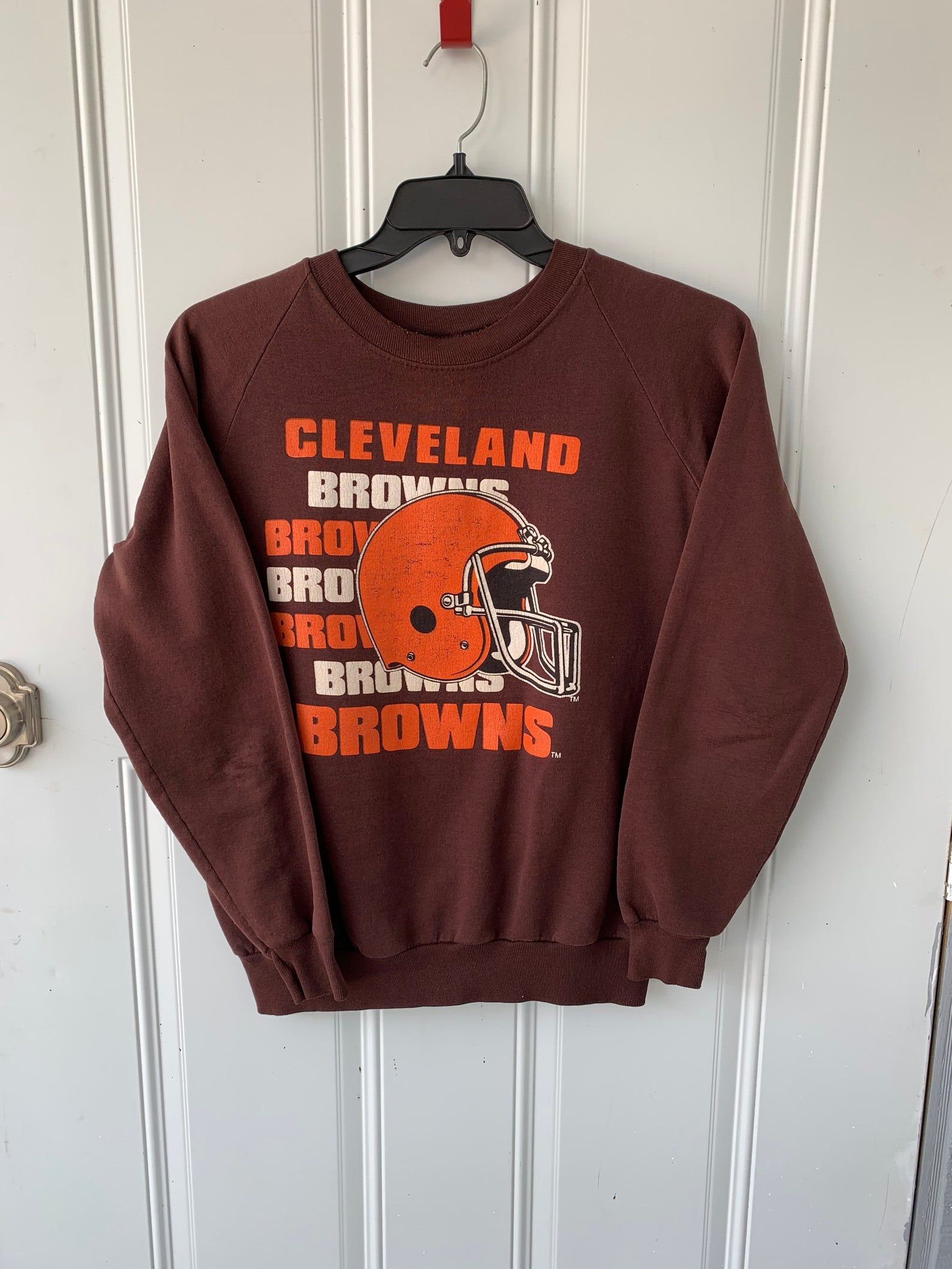 Vintage 80S Brown Cleveland T-Shirt L