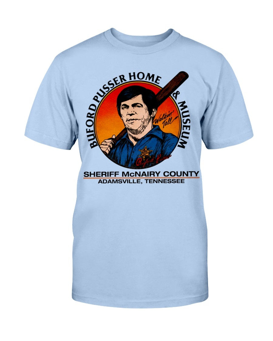 Vintage 80S Buford Pusser Walking Tall Museum T Shirt 211221