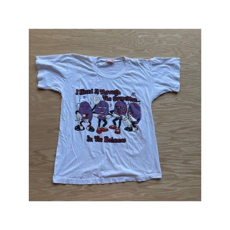 Vintage 80S California Raisons T Shirt vintage 80s california raisons t shirt 1mdl2