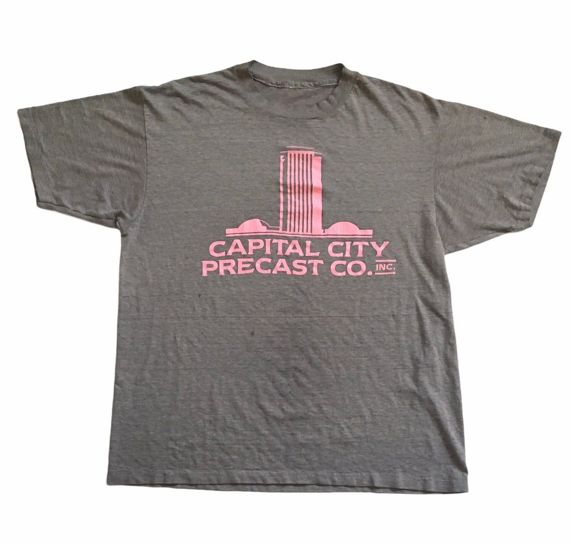 Vintage 80s Capital City Threadbare Worn In Soft shirt