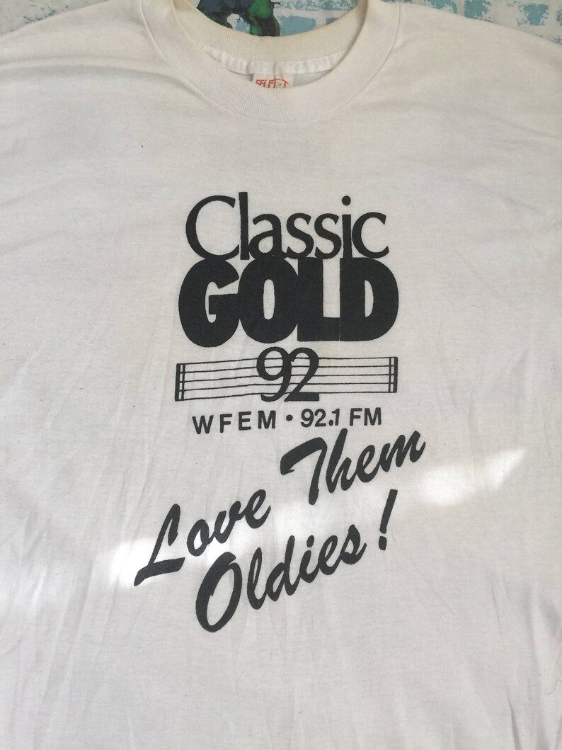 Vintage 80S Classic Gold Wfem Radio Station 921 Fm Love Them Oldies
