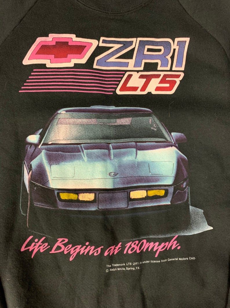 Vintage 80S Corvette Zr1 Lt5 Shirt