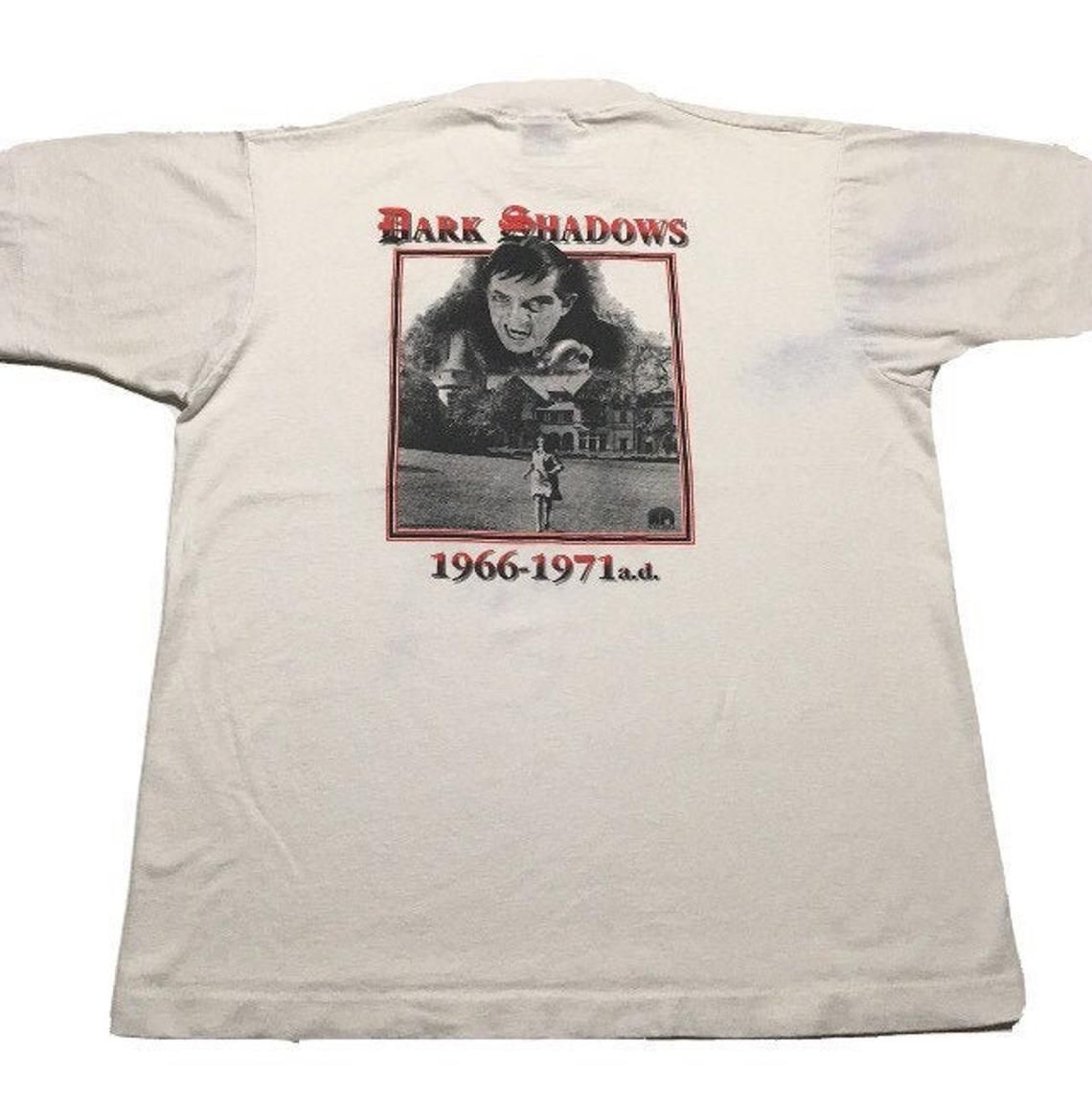 Vintage 80s Dark Shadows Vampire Horror TV Show shirt
