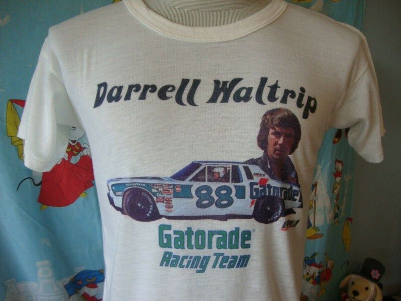 Vintage 80's Darrell Waltrip Nascar Racing Gatorade Team Shirt