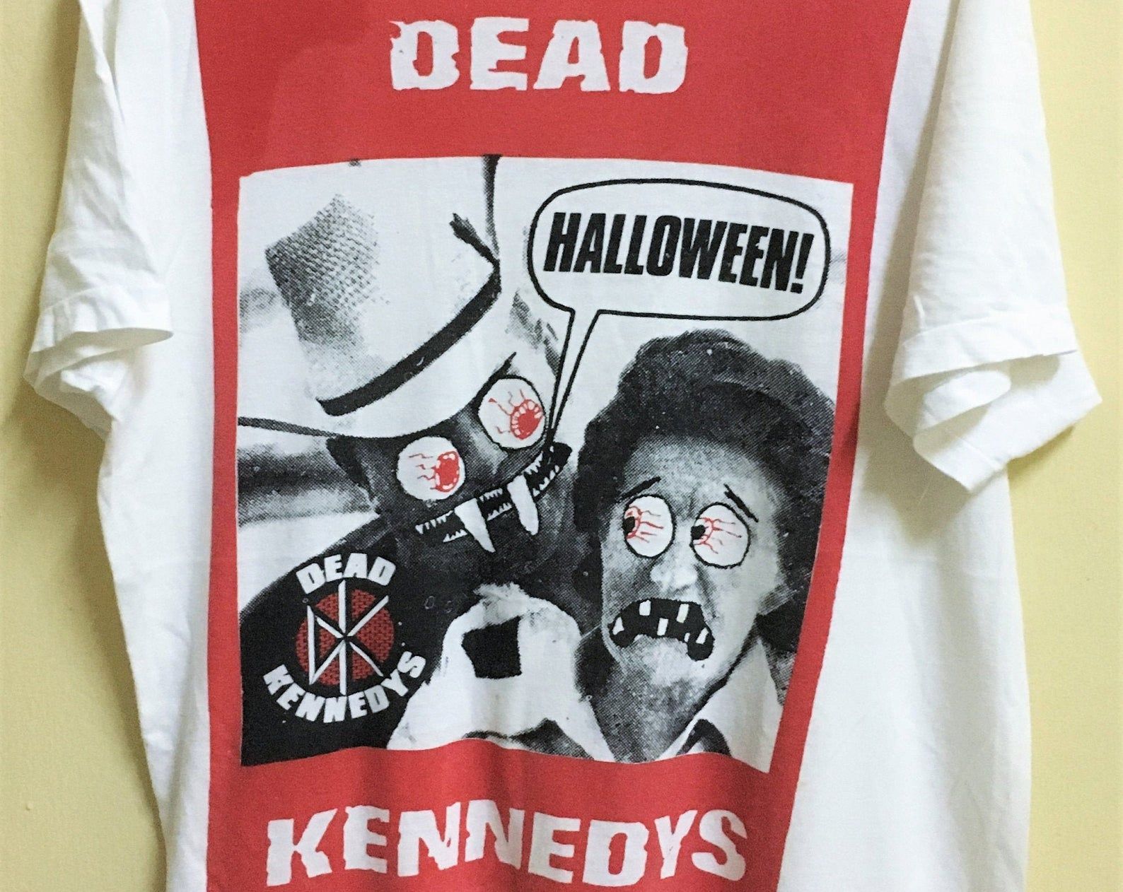 Vintage 80S Dead Kennedys Halloween Punk Rock Hardcore Tour Concert T-Shirt