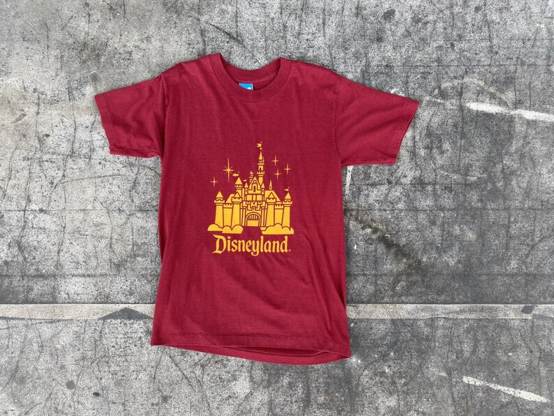 Vintage 80S Disneyland T Shirt1980S Cinderellas Castle Tee