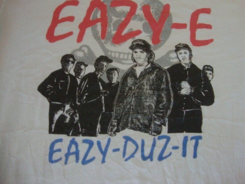 Vintage 80S Eazy E Rare Rap Hip Hop Concert Nwa Tour Easy E T Shirt