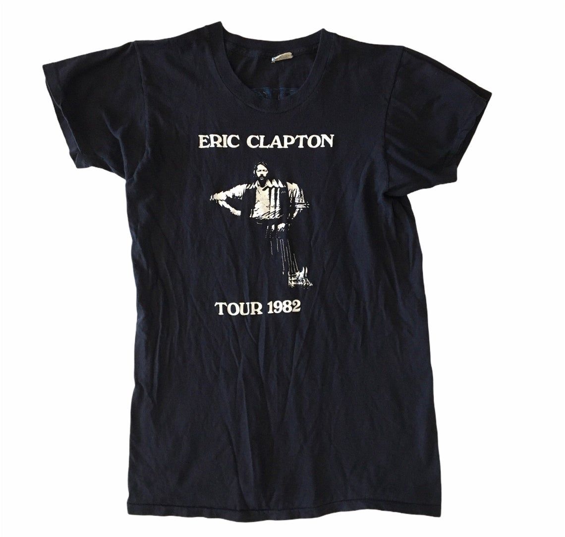 Vintage 80s Eric Clapton Tour shirt