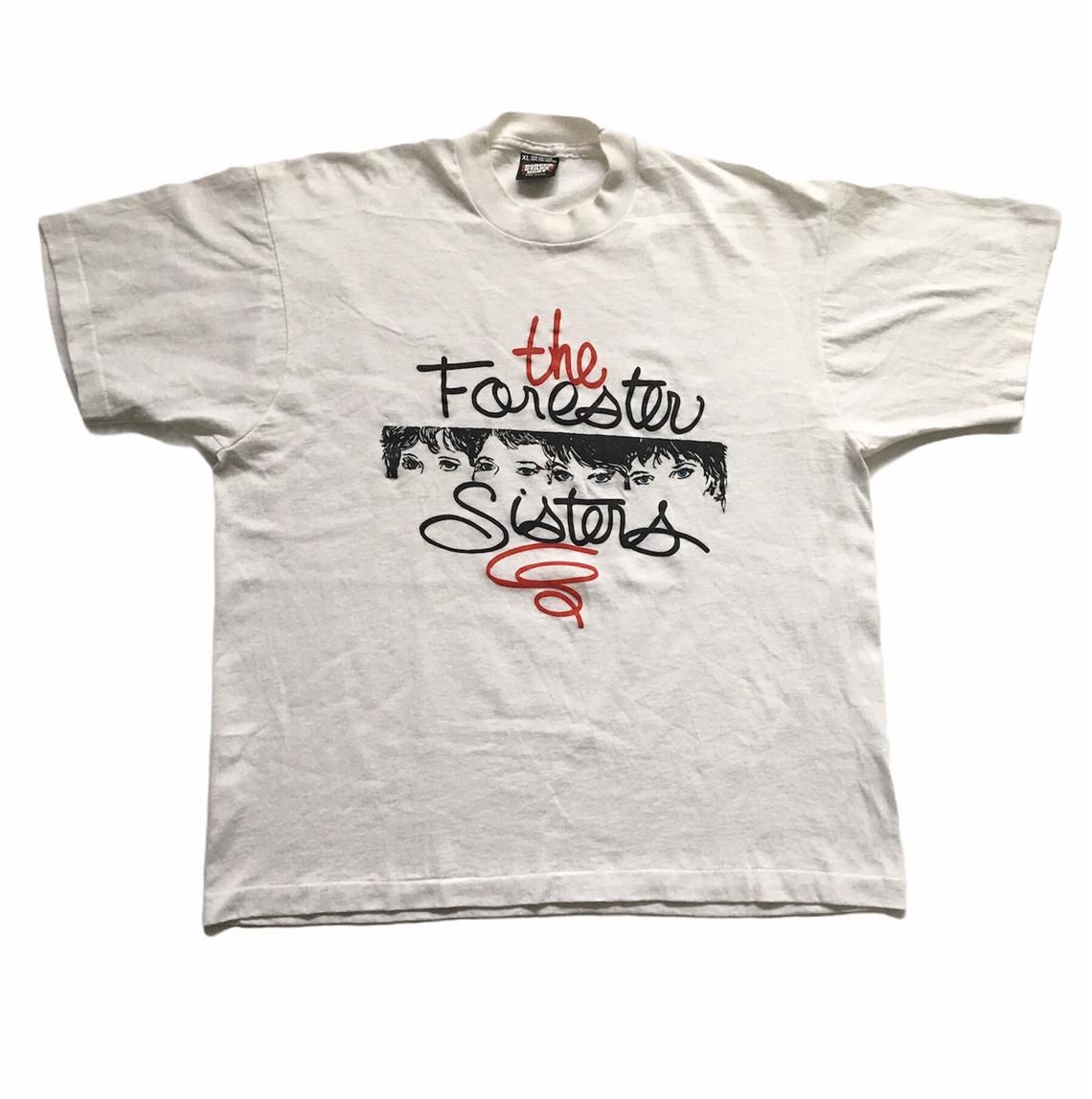 Vintage 80s Forester Sisters Country Music Band shirt