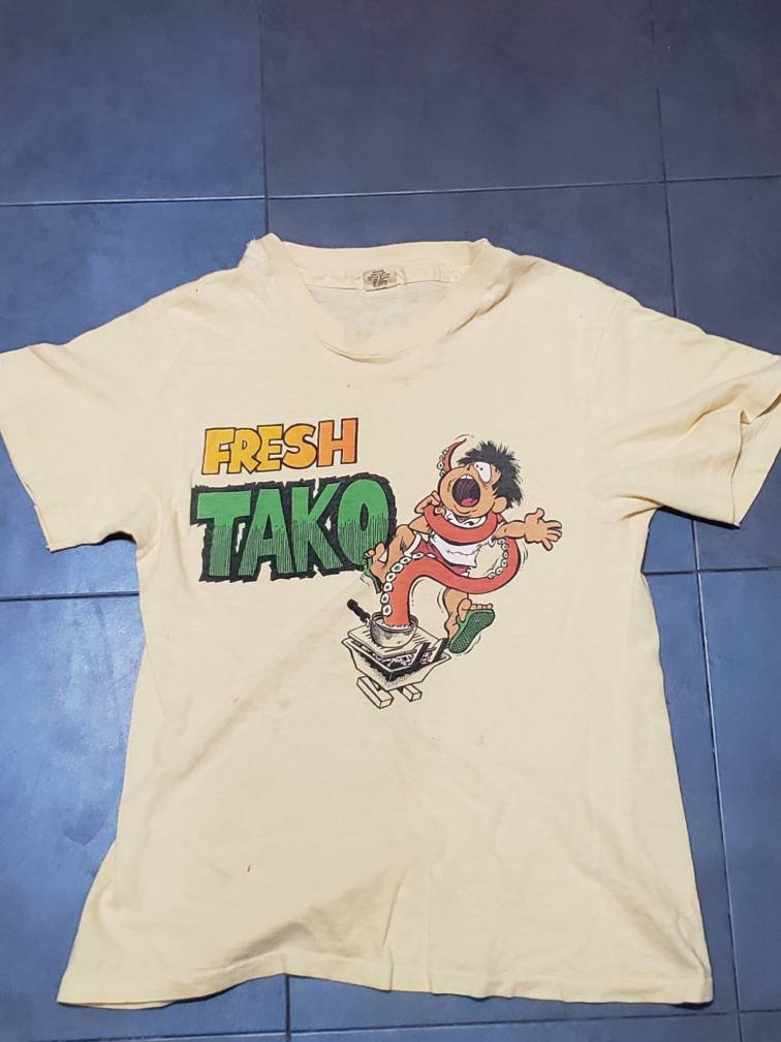 Vintage 80S Fresh Taco Funny Tshirt S