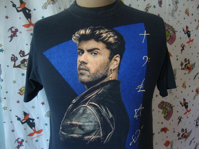 Vintage 80S George Michael Faith Concert Tour Tee 1980S T Shirt