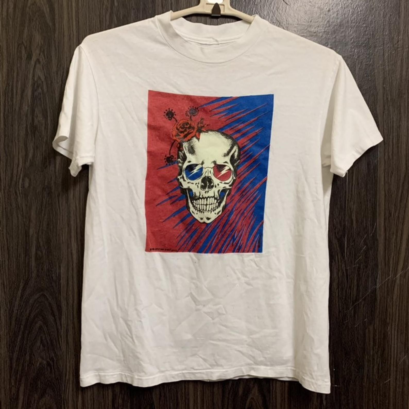 Vintage 80S Grateful Dead Annivesary 20 Years Concert T-Shirt