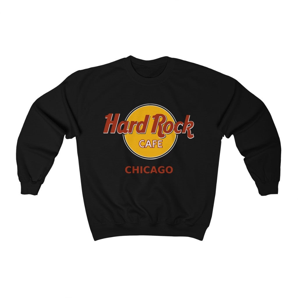 Vintage 80S Hard Rock Cafe Chicago Sweatshirt 211210
