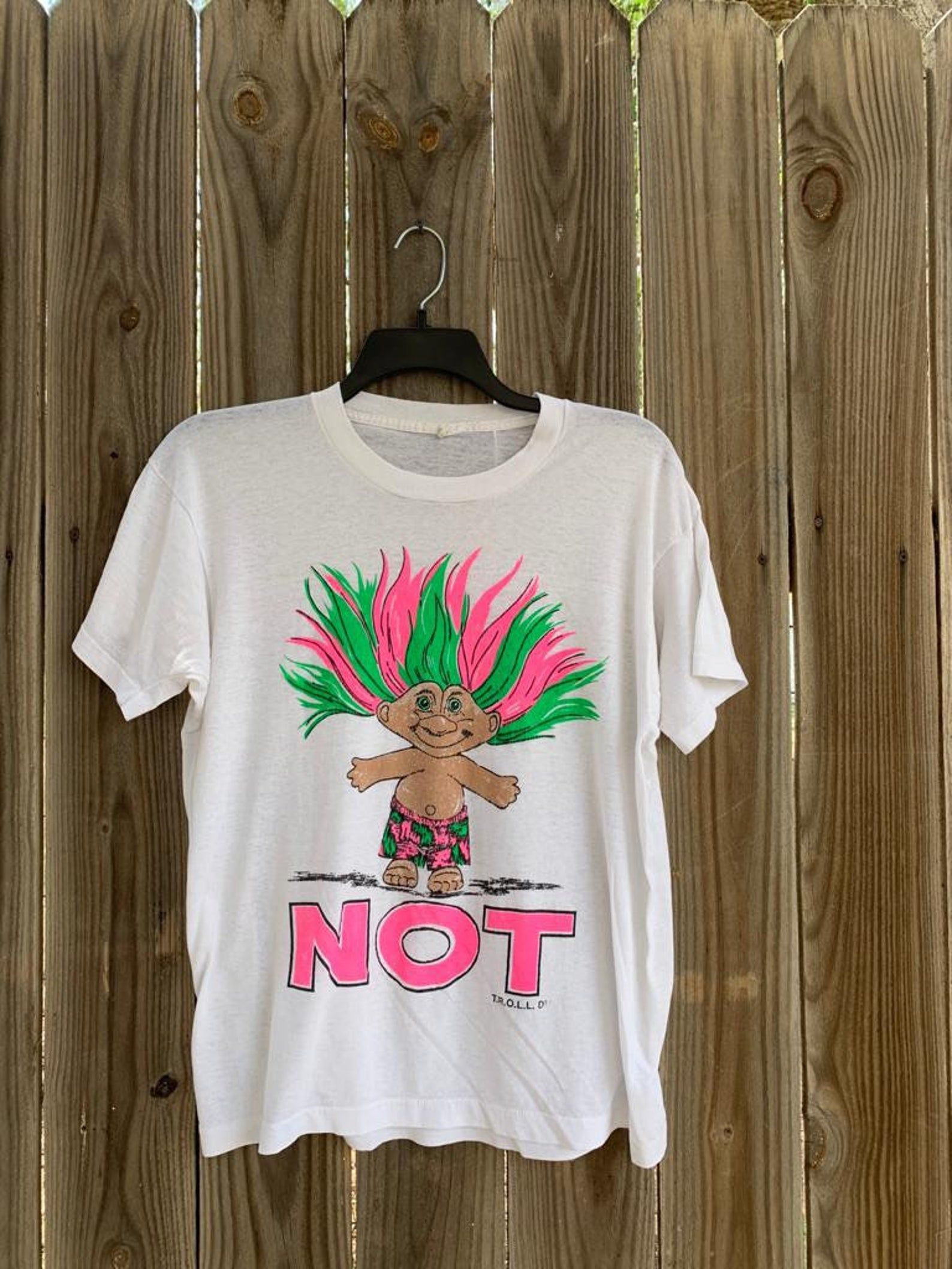 Vintage 80S Hawaiian Troll T-Shirt M-L