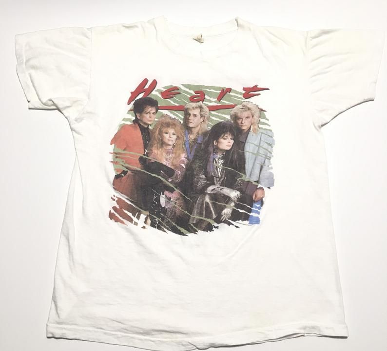 Vintage 80s Heart Tour Shirt