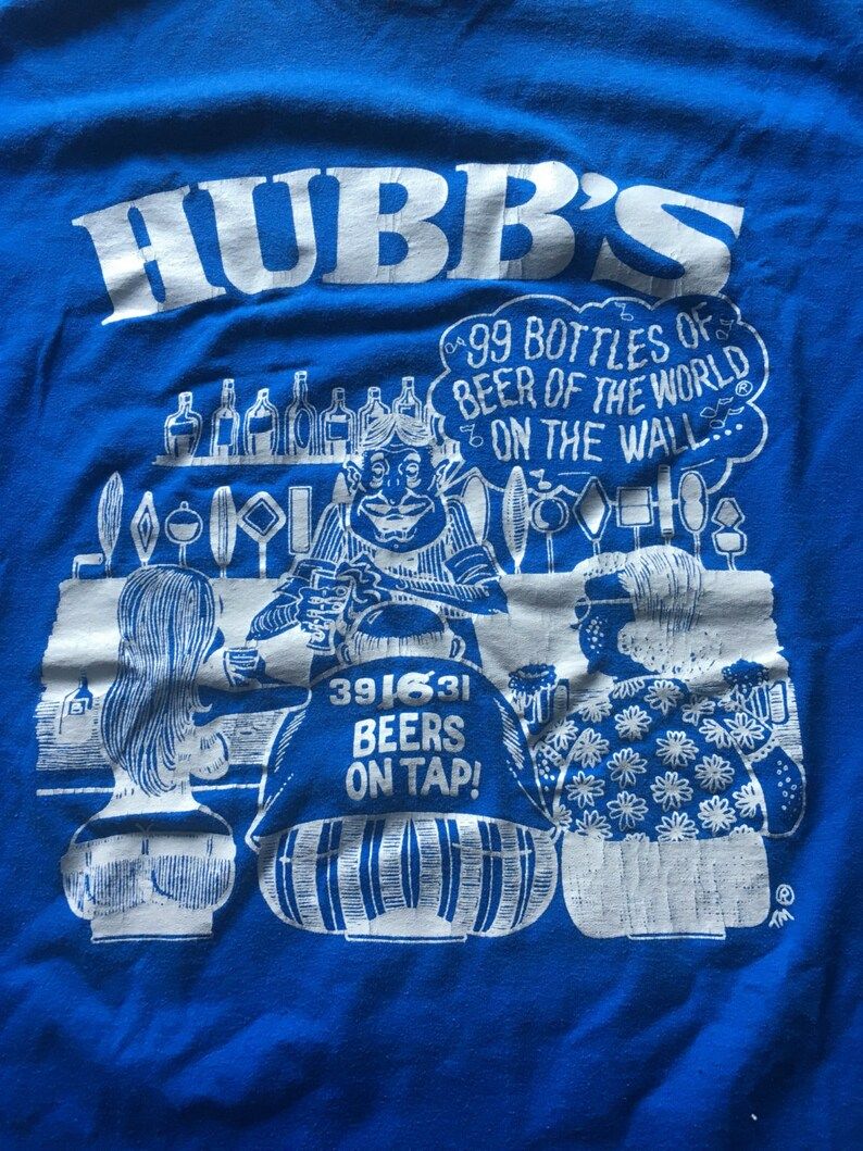 Vintage 80S Hubbs Bar T Shirt