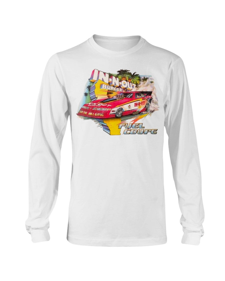 Vintage 80S In N Out Burger California State 1989 Retro Scene Long Sleeve T Shirt 211214