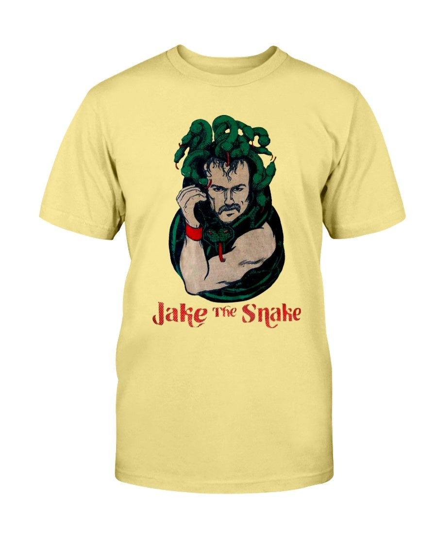 Vintage 80S Jake The Snake Roberts Wwf Wrestling T Shirt 210922 vintage 80s jake the snake roberts wwf wrestling t shirt 210922 ies4w