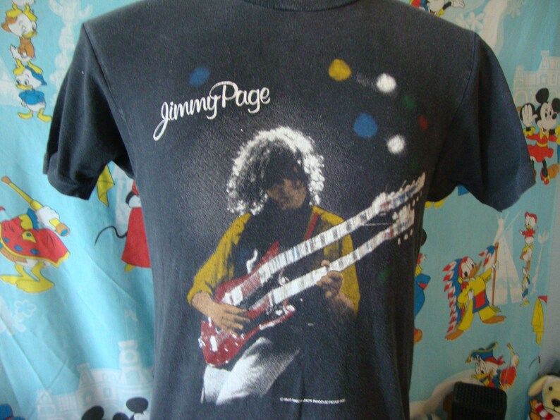 Vintage 80S Jimmy Page The Firm 1985 Tour Led Zeppelin Concert