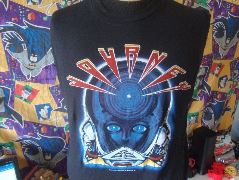 Vintage 80S Journey 1983 Concert Tour Band Tee Sleeveless