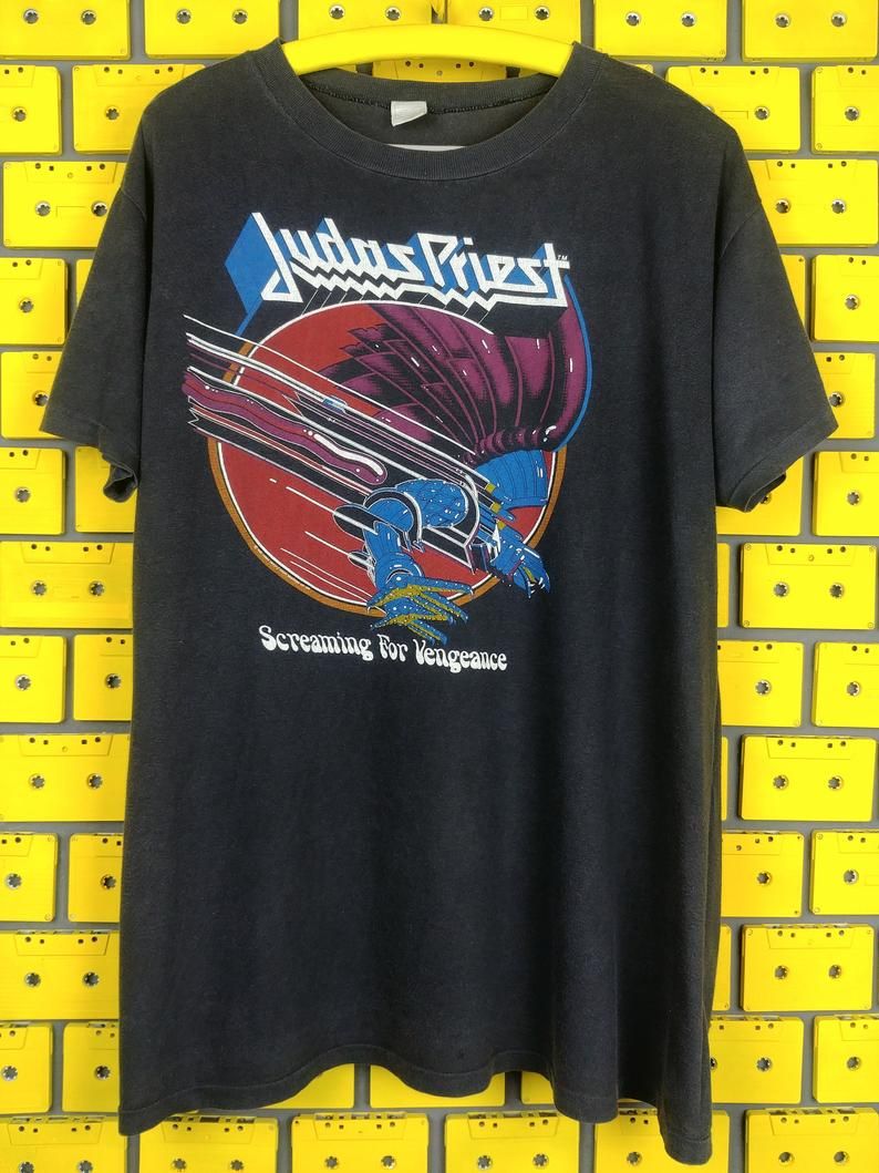 Vintage 1982 Judas Priest Screaming For Vengeance Shirt