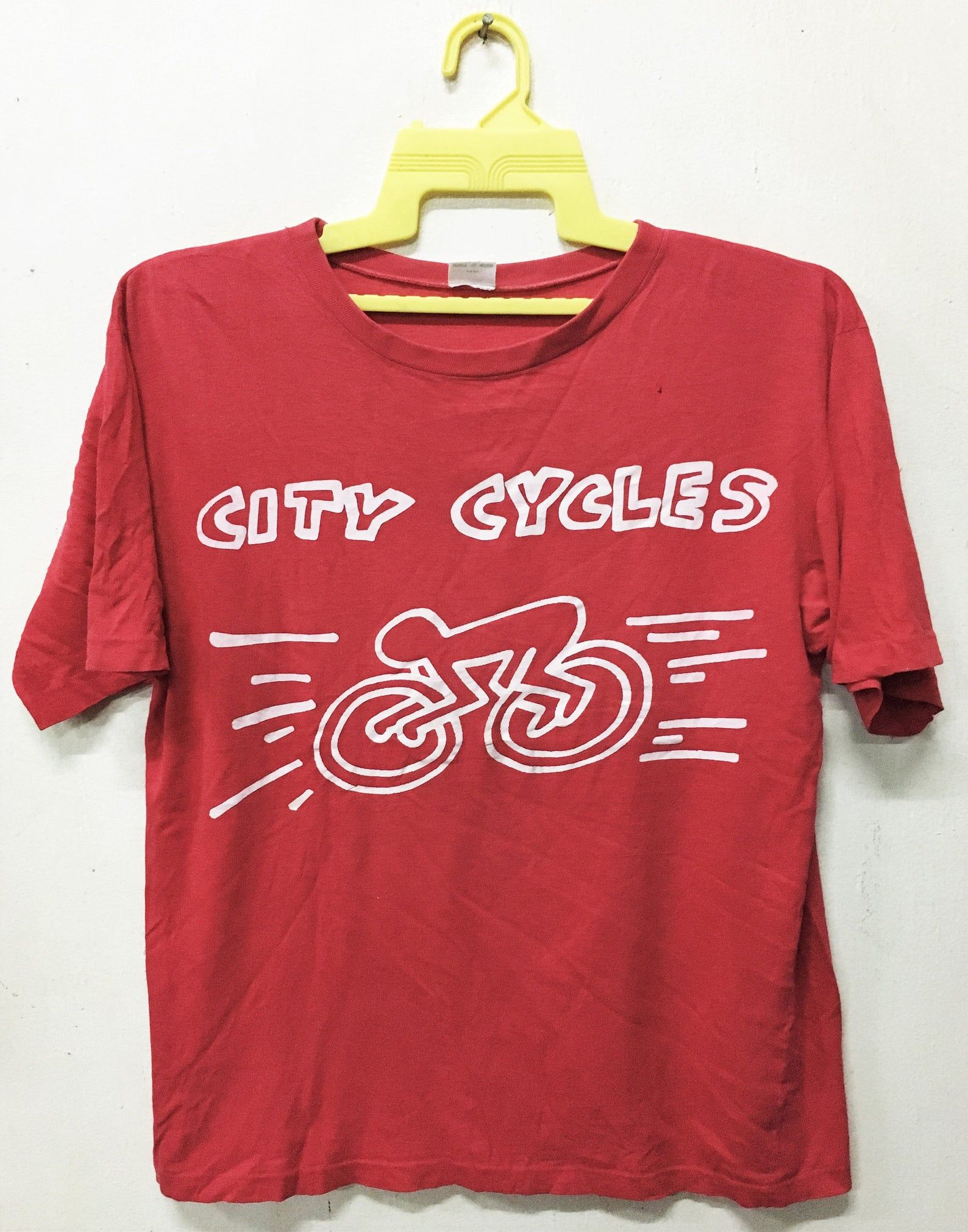 Vintage 80S Keith Haring City Cycles Pop Art T-Shirt Warhol vintage 80s keith haring city cycles pop art t shirt warhol