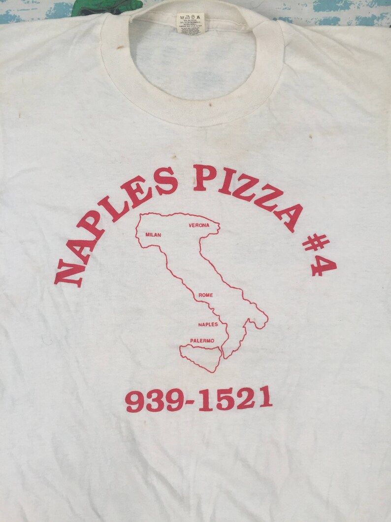 Vintage 80S Naples Fl Florida Pizza 4 Four 939 1521 Tourist Vacation