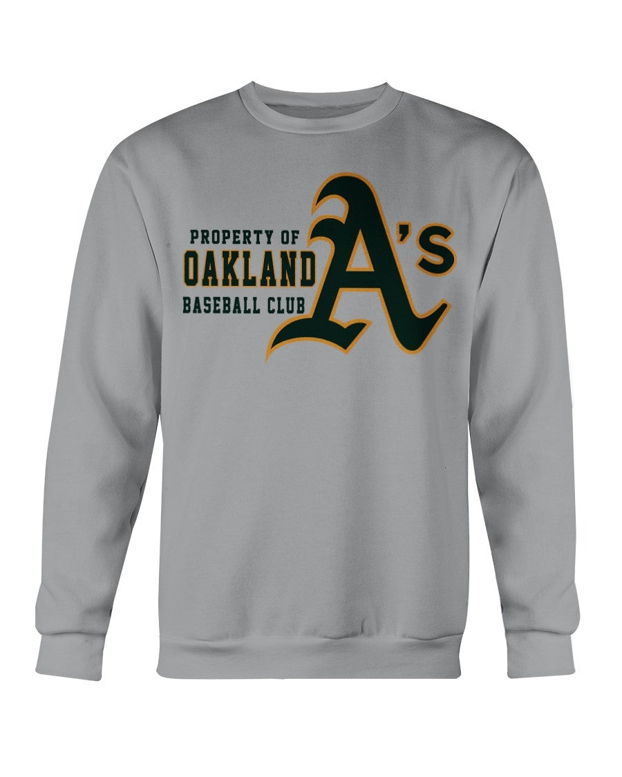 Vintage 80S Oakland Baseball Club Big Logo Sweatshirt 211109
