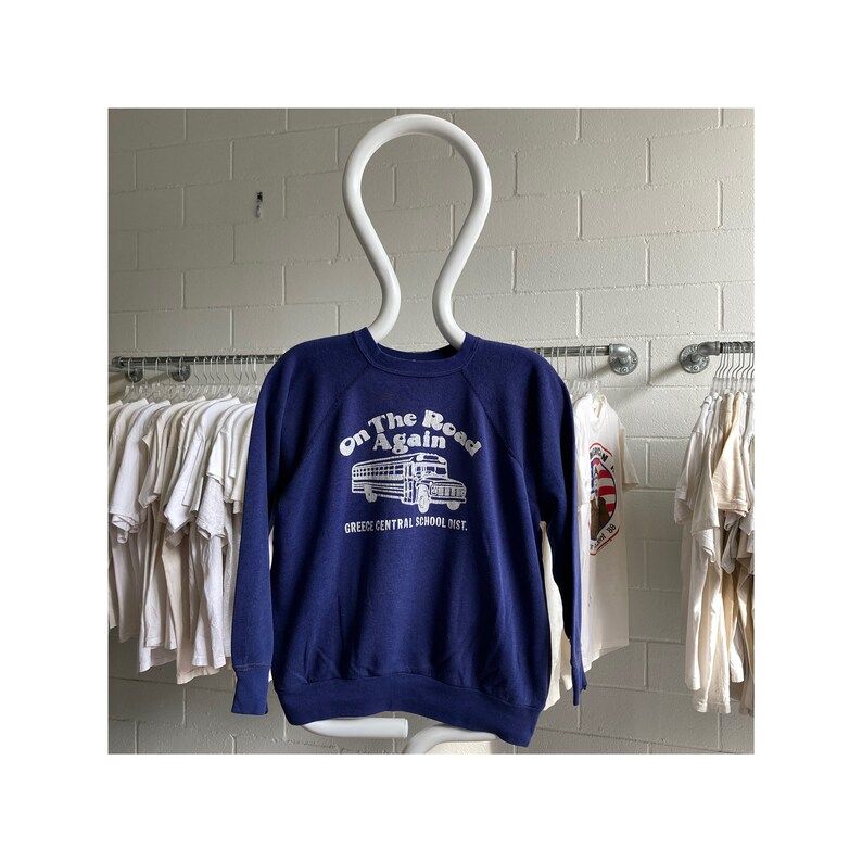 Vintage 80S On The Road Again Sweatshirt