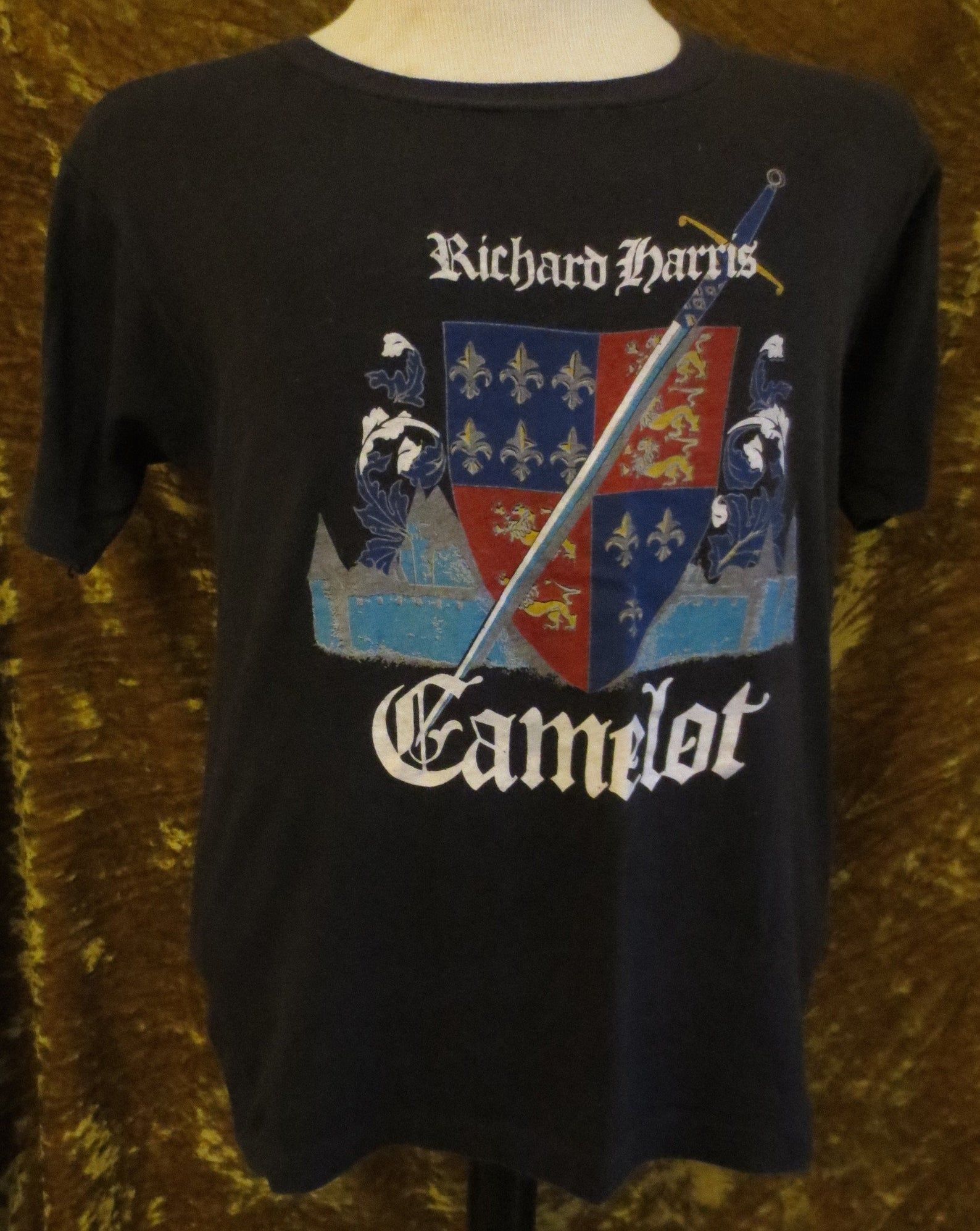 Vintage 80'S Richard Harris Camelot T-Shirt Screen Stars 50/50 Made In Usa