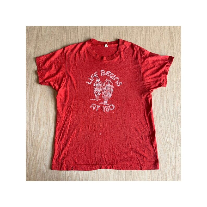 Vintage 80S Road Racing T Shirt