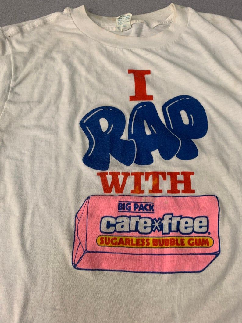 Vintage 80S Sugarless Gum Bubble Gum Shirt