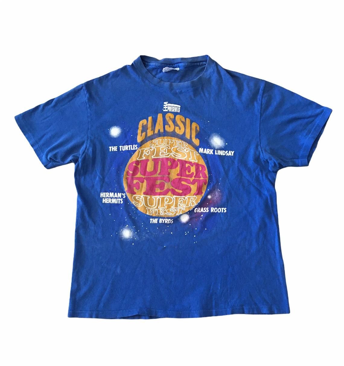 Vintage 80s The Byrds VH1 Classic Super Fest shirt