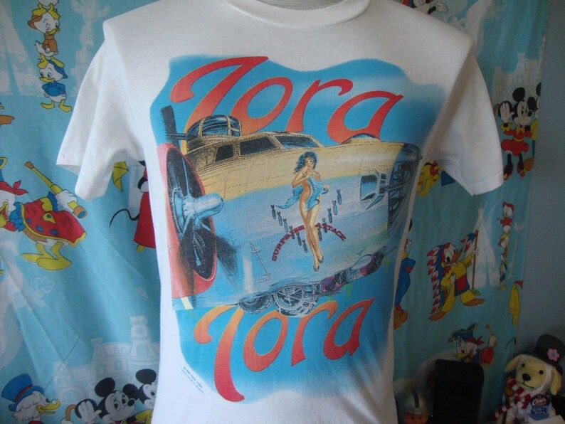 Vintage 80S Tora Tora Surprise Attack 1989 Concert Tour Band Tee T Shirt
