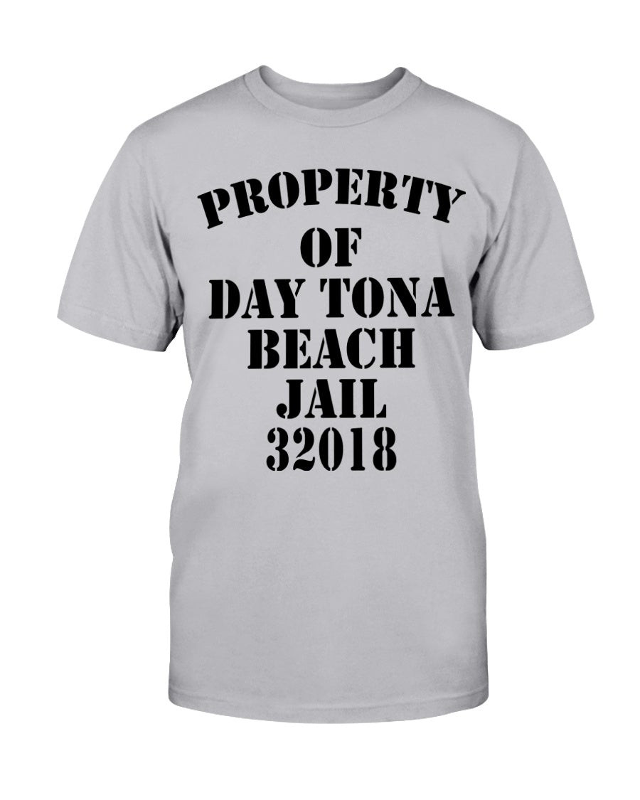 Vintage 80S Tri Blend T Shirt Daytona Beach Jail T Shirt 211126