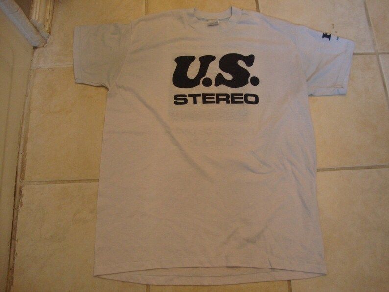 Vintage 80S Us Stereo Custom Car Stereo 933 Fm Ktcl Radio Station Paper Thin T Shirt