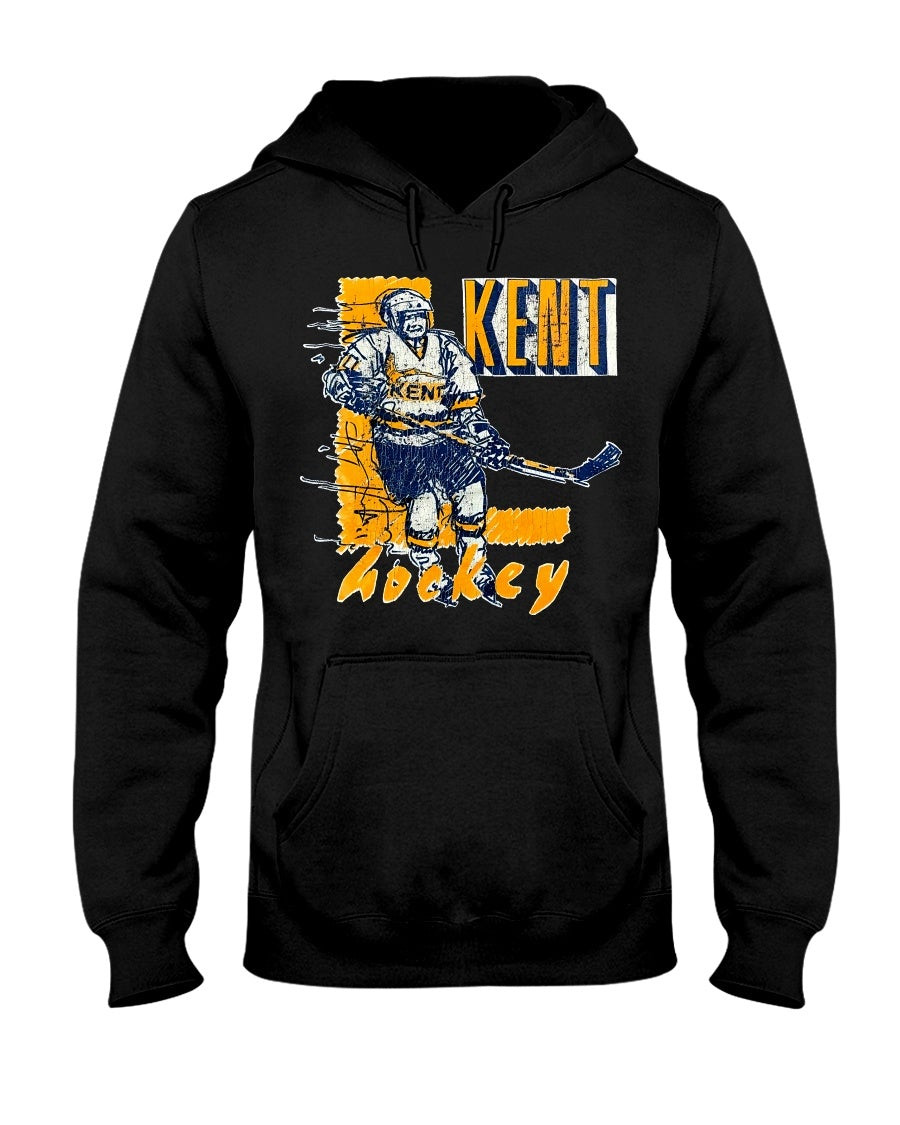 Vintage 80S Vintage 90S Kent State University Hockey Hoodie 211217