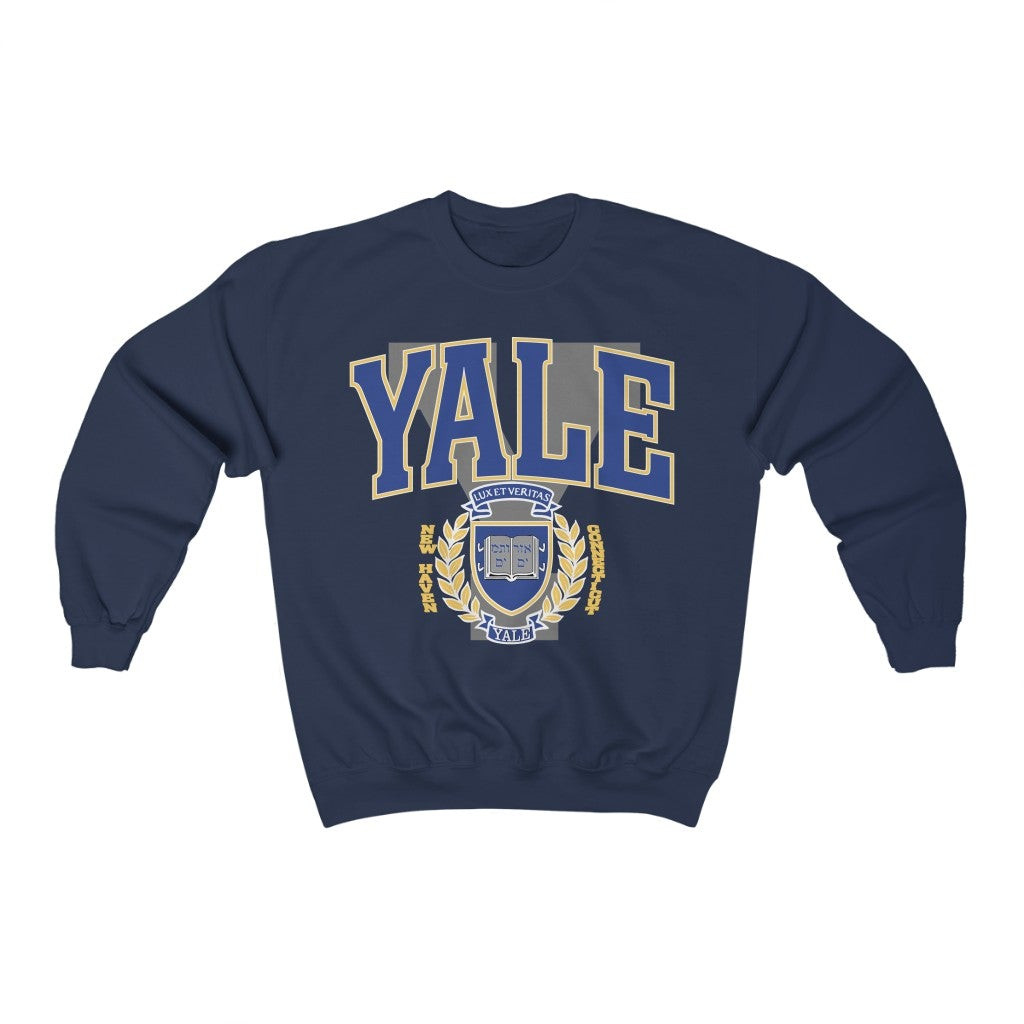 Vintage 80S Yale University Sweatshirt 211207