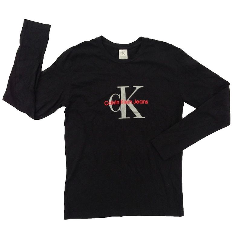 Vintage 90 Calvin Klein Long Sleeve T Shirt