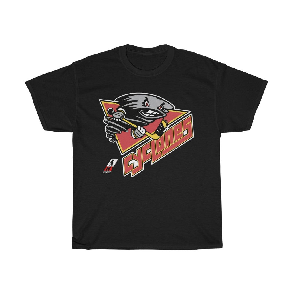 Vintage 90 S Cincinnati Cyclones Hockey Unisex Heavy Cotton Tee 211021