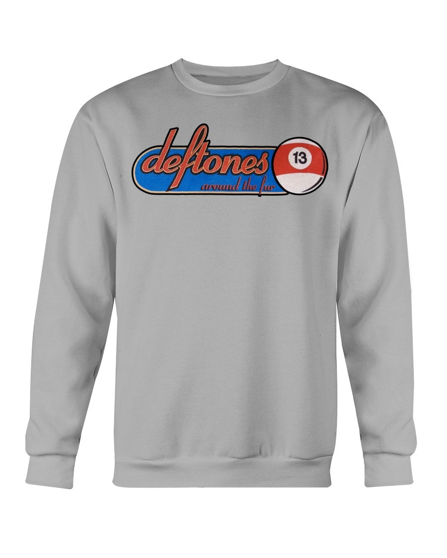 Vintage 90 S Deftones Around The Fur Pool Billiards Sweatshirt 081621