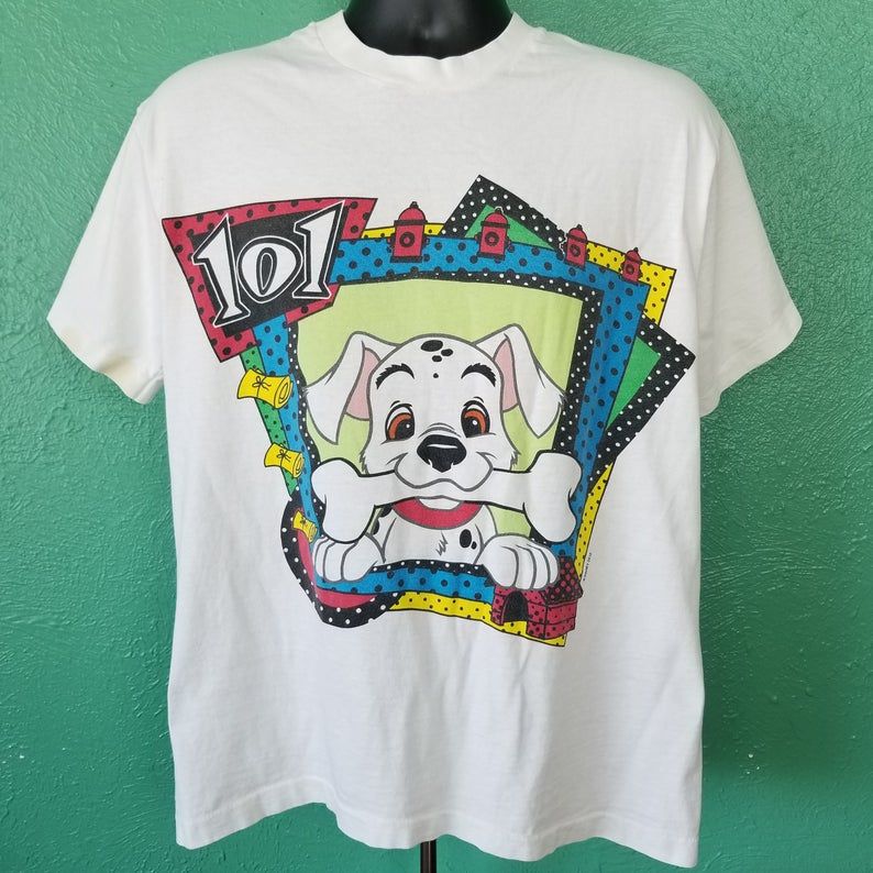 Vintage 90s 101 Dalmatians Disney Movie Shirt