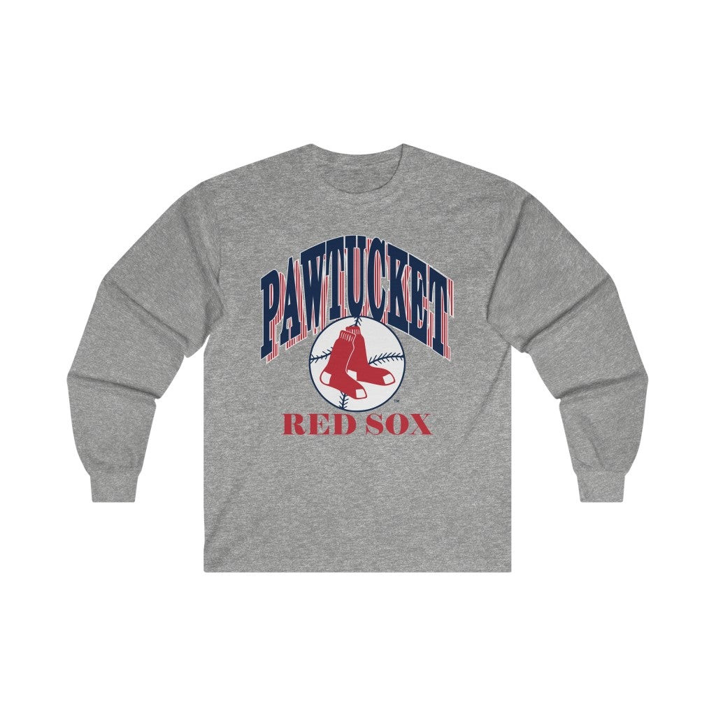 Vintage 90S 1993 Pawtucket Red Sox Minor League Baseball Long Sleeve Tee 211122