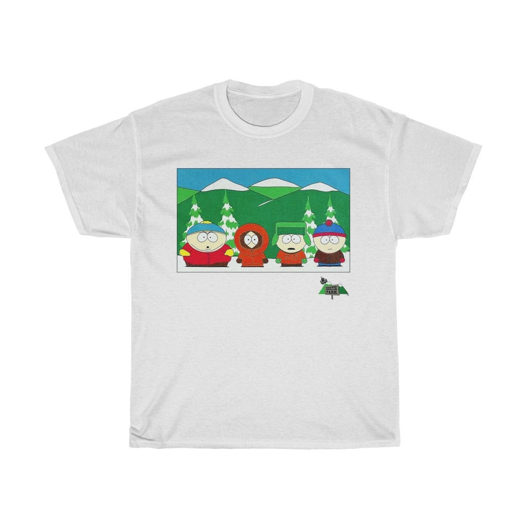 Vintage 90S 1997 South Park Cartoon Comedy Central Tv Show Promo Promotional Graphic Tee 211125