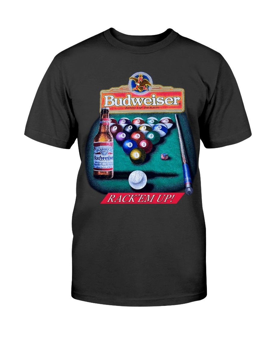 Vintage 90S 1998 Budweiser Pool Table T Shirt 211127 vintage 90s 1998 budweiser pool table t shirt 211127 qjeyr