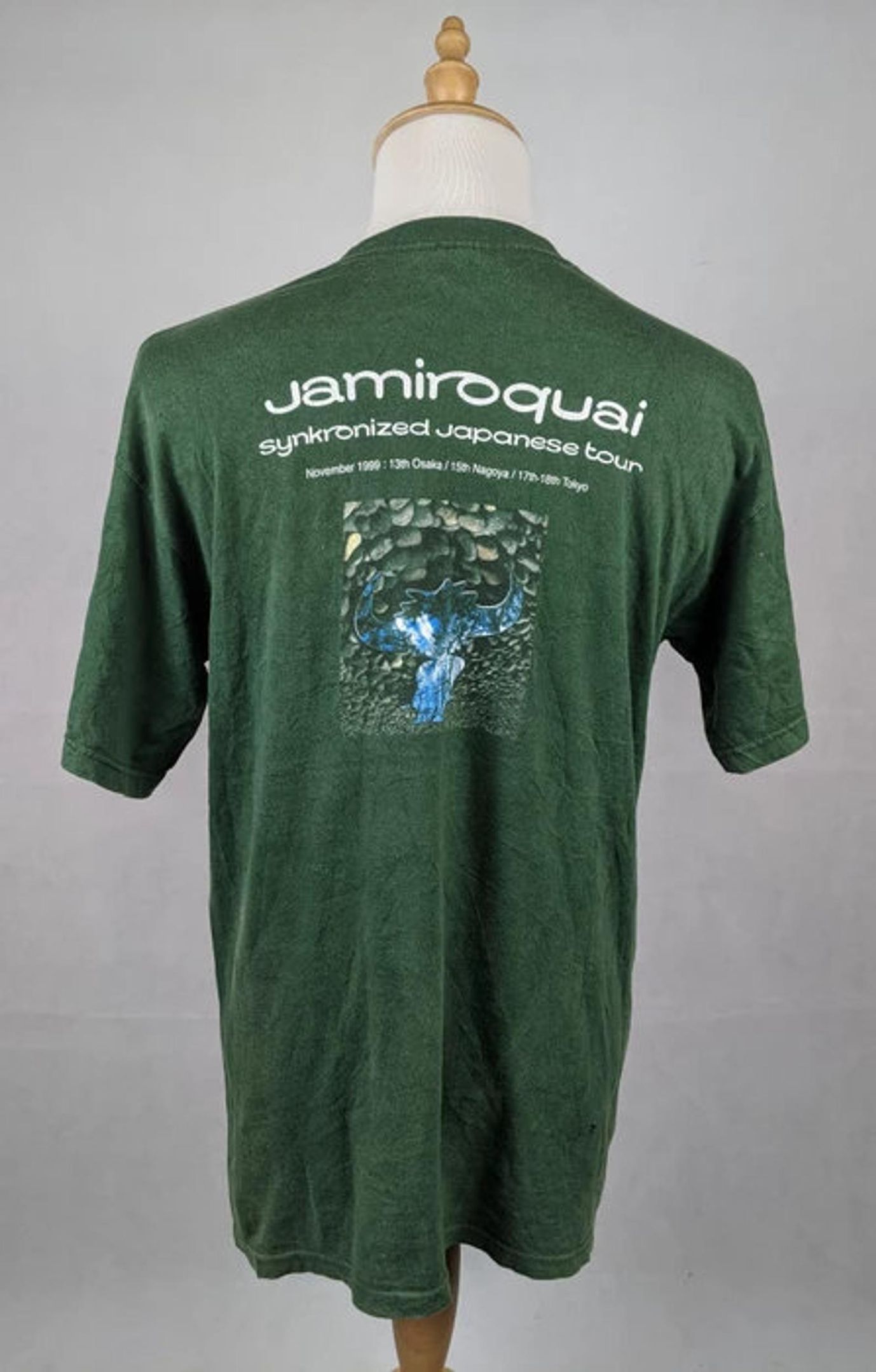 Vintage 90S 1999 Jamiroquai Synkronized Japan Tour Shirt Us M / Eu 48-50 / 2