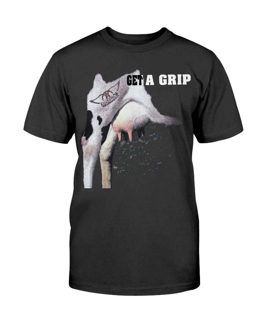 Vintage 90S Aerosmith Get A Grip Black Concert Tour T Shirt 211221